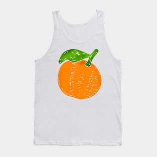 orange fruit artwork Tank Top